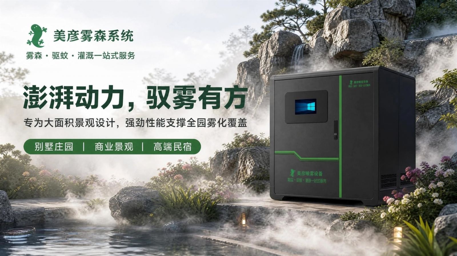 北京海淀雾森景观冷雾机